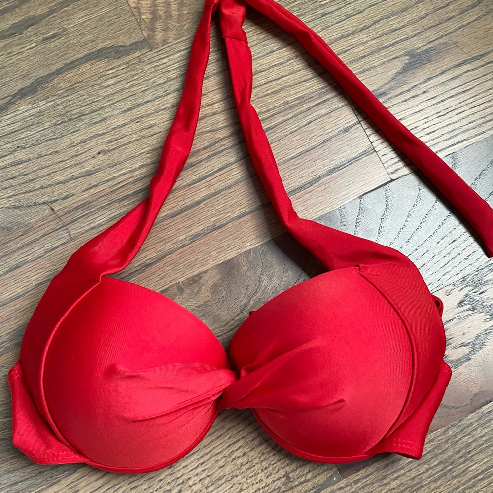 SHEIN red bikini top